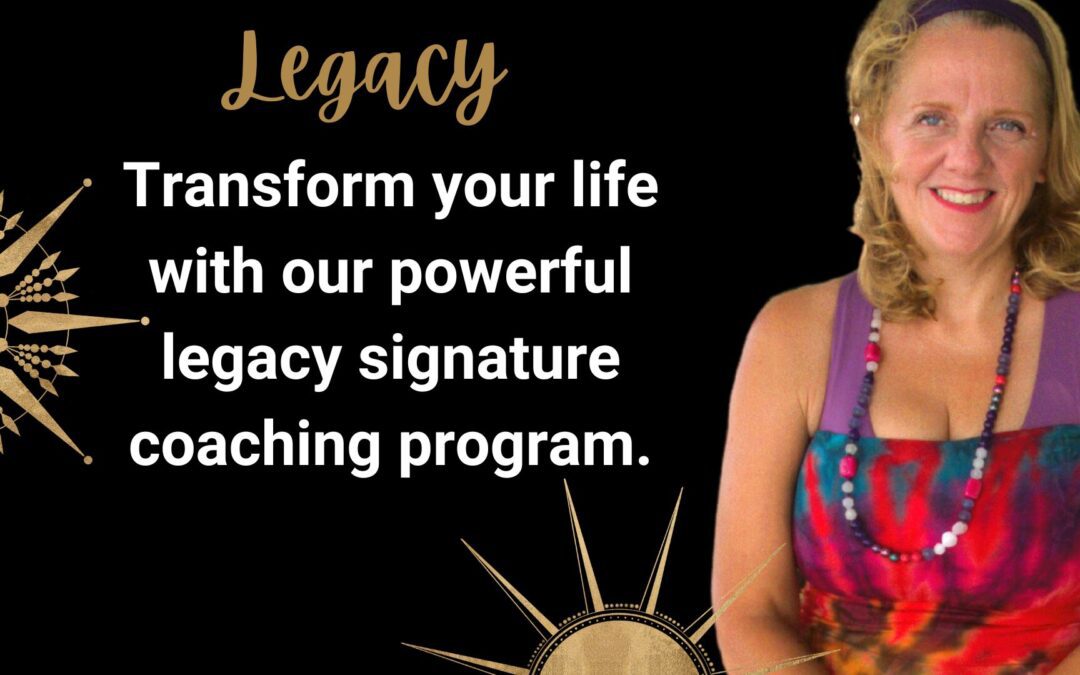 Transform your life with our powerful legacy signature coaching program. Wendy Kier