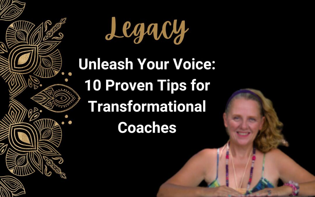 Unleash Your Voice: 10 Proven Speaking Tips for Transformational Coaches