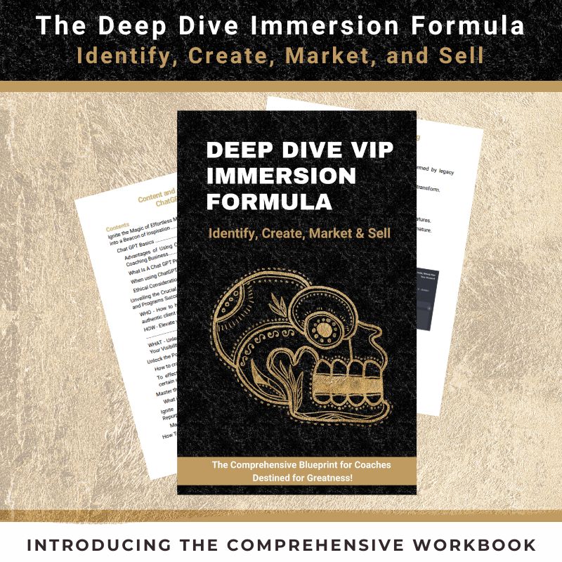 The Deep Dive Immersion Formula<br />
