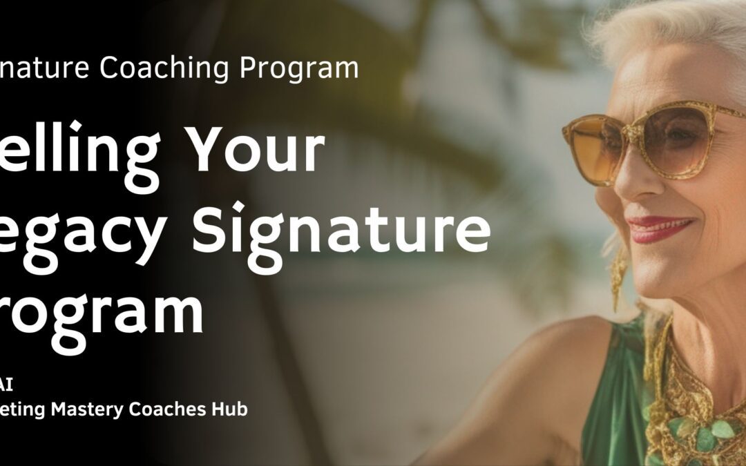 Selling Your Signature Coaching Program