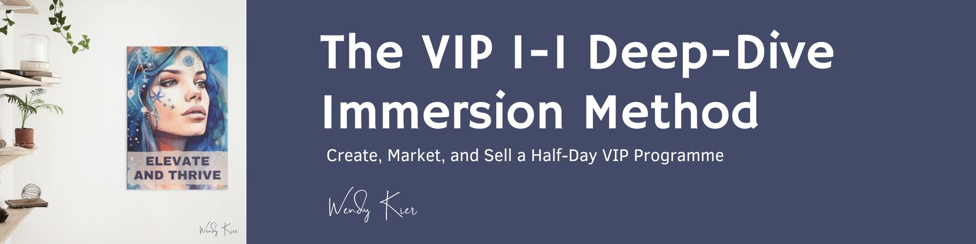 Create, Market, and Sell a Half-Day VIP Programme
