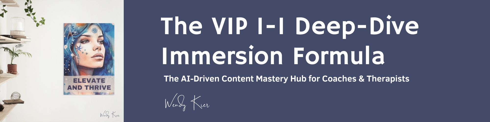 The VIP 1-1 Deep-Dive Immersion Formula