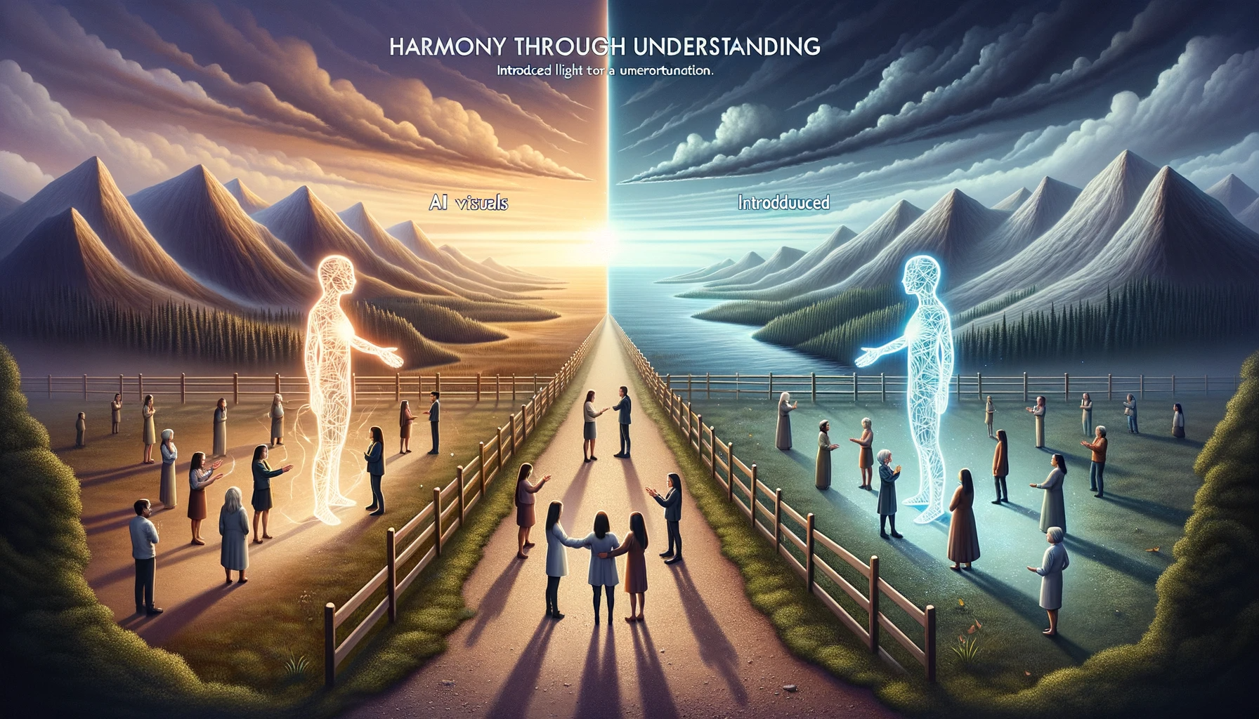 Wendy Kier, AI Art infographic 'Harmony through Understanding