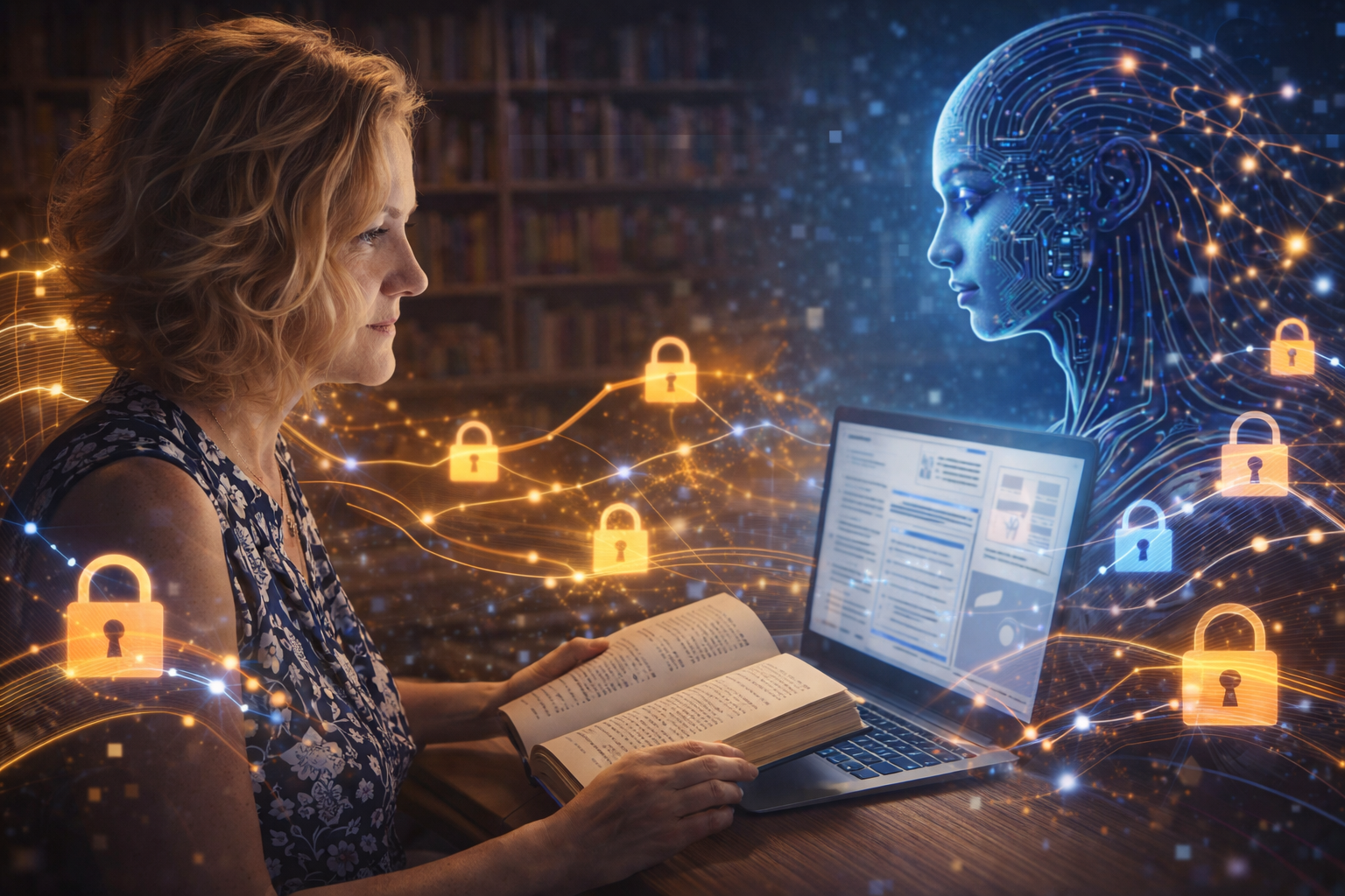 Expert using AI while protecting intellectual property boundaries and strategic framework